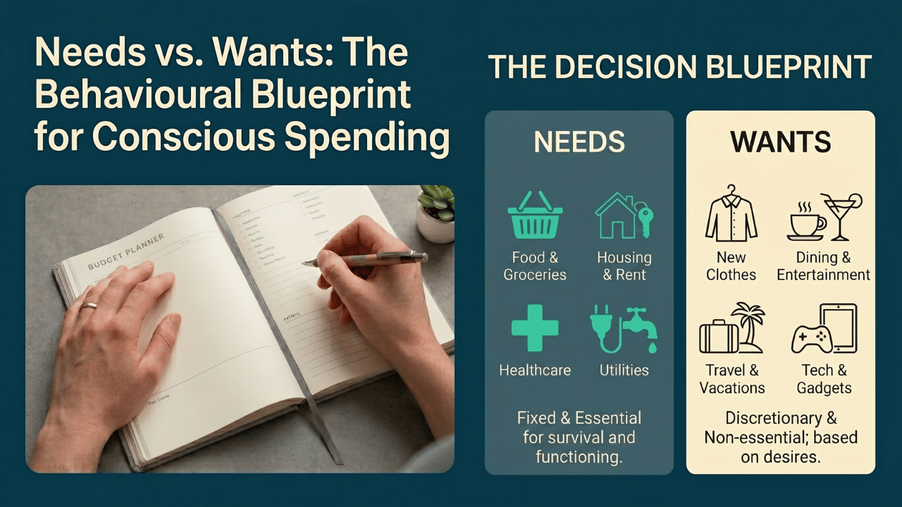 Needs vs. Wants: The Behavioural Blueprint for Conscious Spending